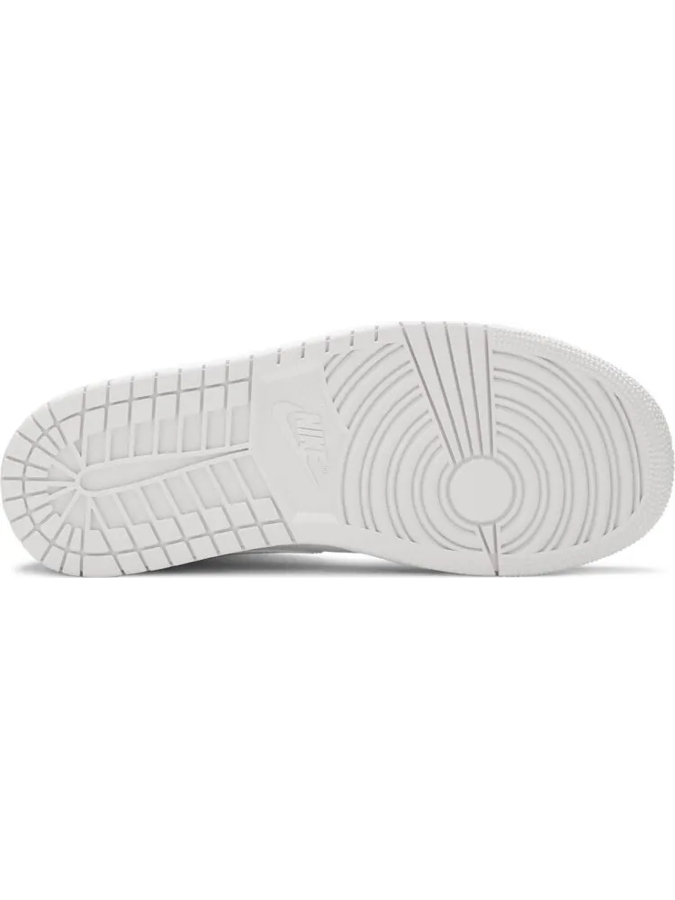 Кроссовки Air Jordan 1 Mid Swoosh Logo - Grey Camo — изображение 4 из 8, белый