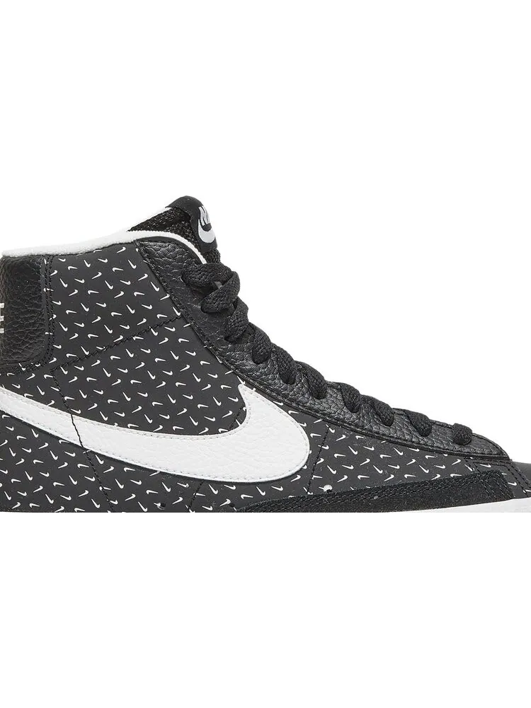 Кроссовки Nike Blazer Mid '77 GS 'Polka Swoosh' — изображение 2 из 8, черный