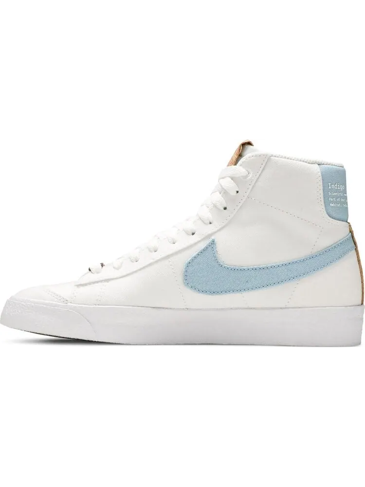 Кроссовки Nike Wmns Blazer Mid '77 SE 'Indigo' — изображение 3 из 8, белый