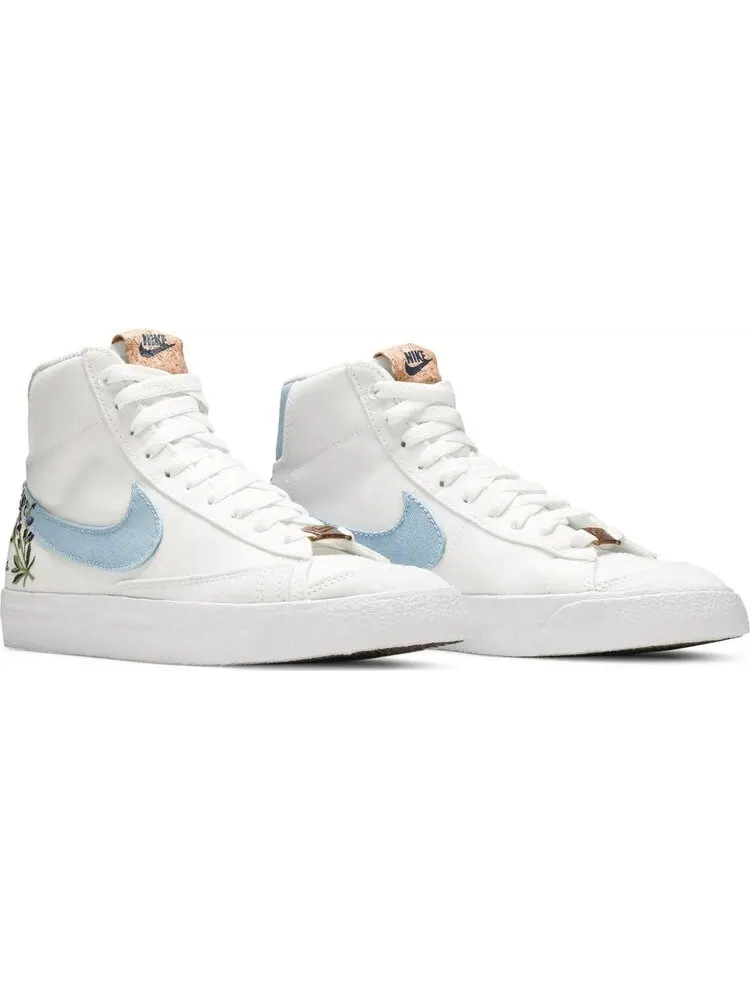 Кроссовки Nike Wmns Blazer Mid '77 SE 'Indigo' — изображение 8 из 8, белый