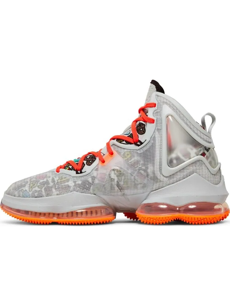 Кроссовки Nike LeBron 19 'Fast Food' — изображение 3 из 8, серый