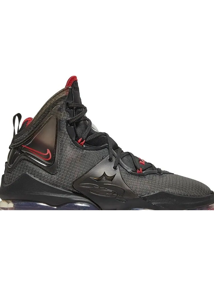 Кроссовки Nike LeBron 19 EP 'Bred' — изображение 2 из 8, черный