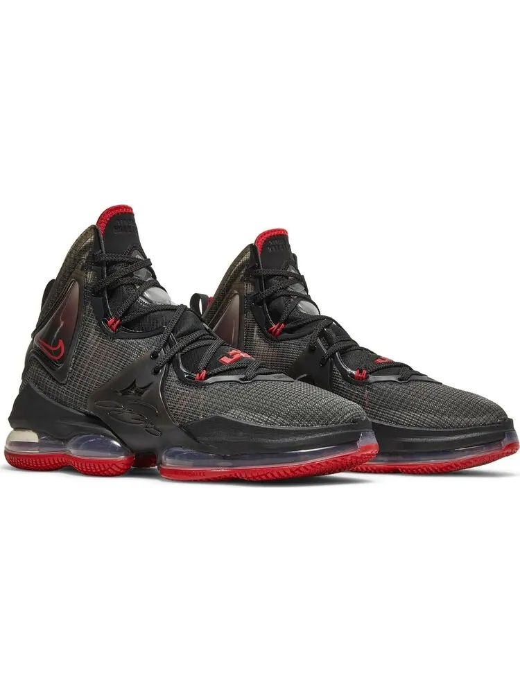 Кроссовки Nike LeBron 19 EP 'Bred' — изображение 8 из 8, черный