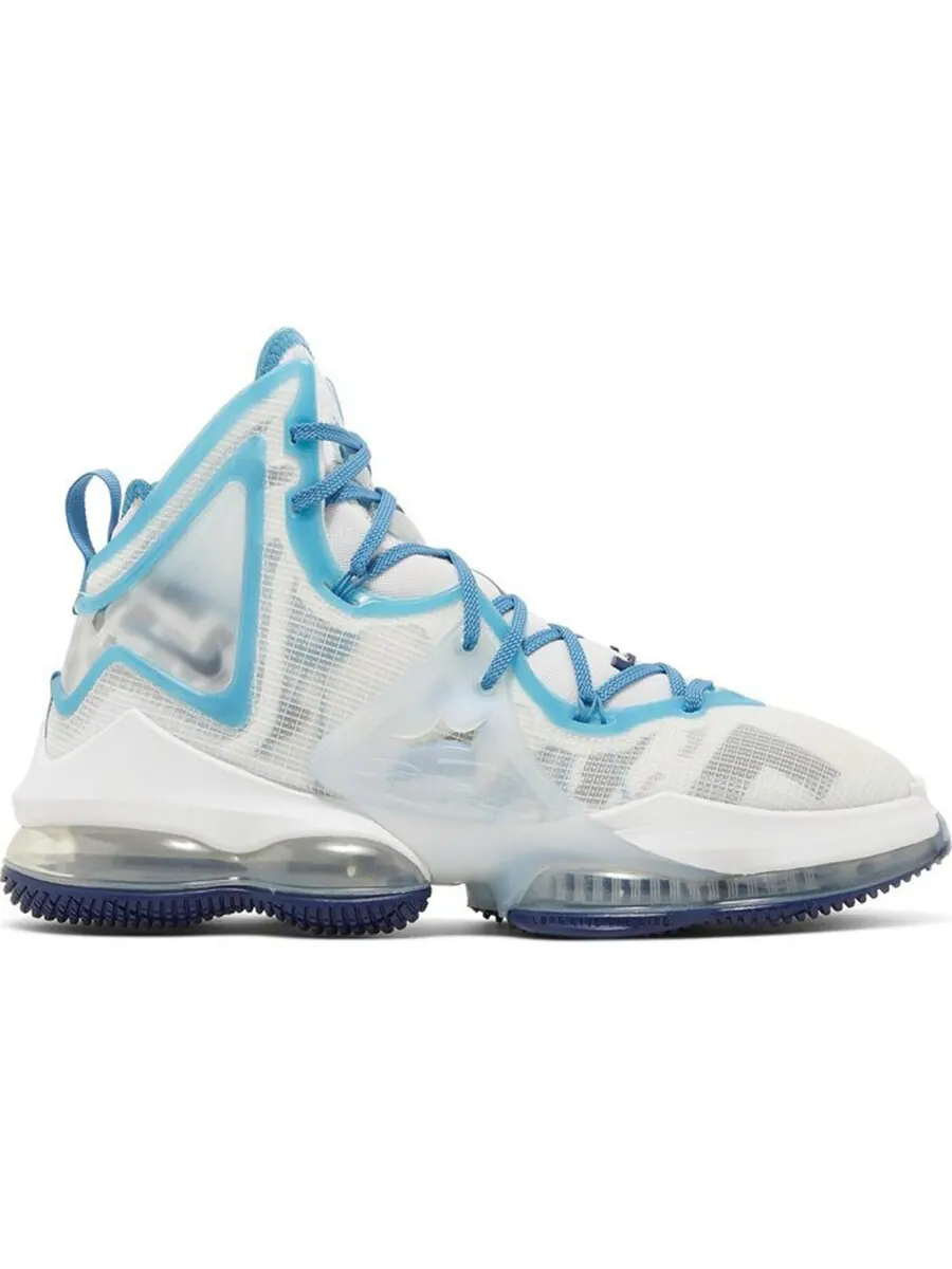 Кроссовки Nike Space Jam x LeBron 19 EP — изображение 1 из 4, белый/голубой