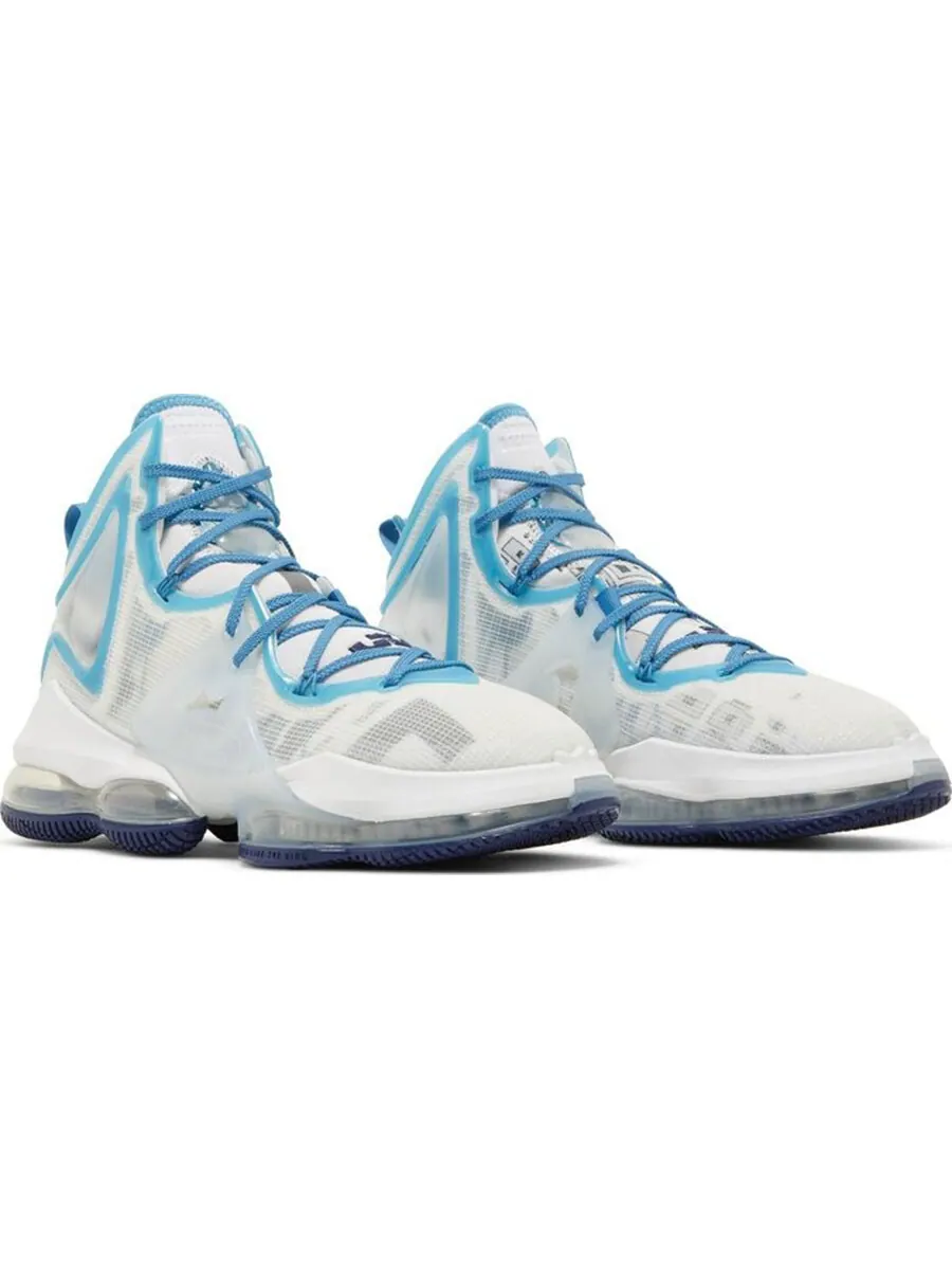 Кроссовки Nike Space Jam x LeBron 19 EP — изображение 2 из 4, белый/голубой