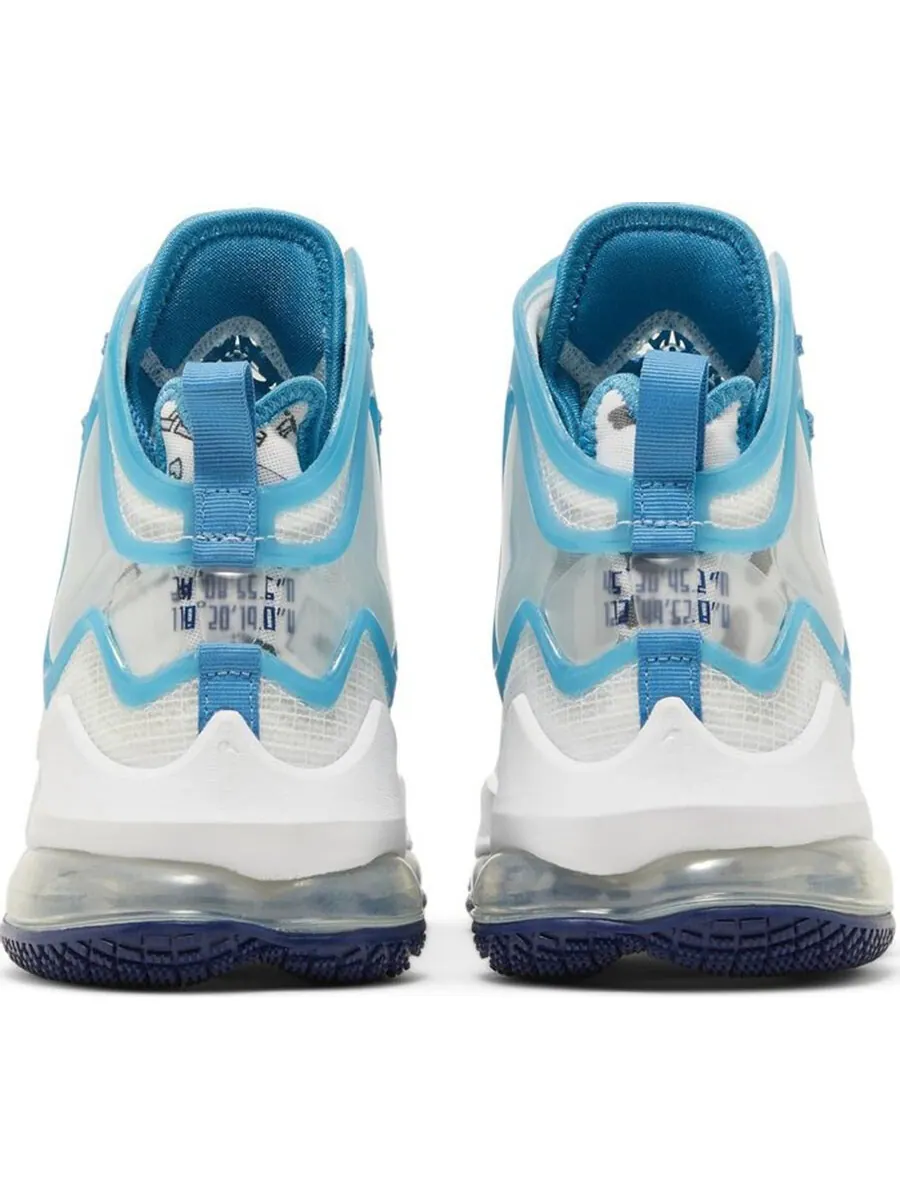 Кроссовки Nike Space Jam x LeBron 19 EP — изображение 3 из 4, белый/голубой