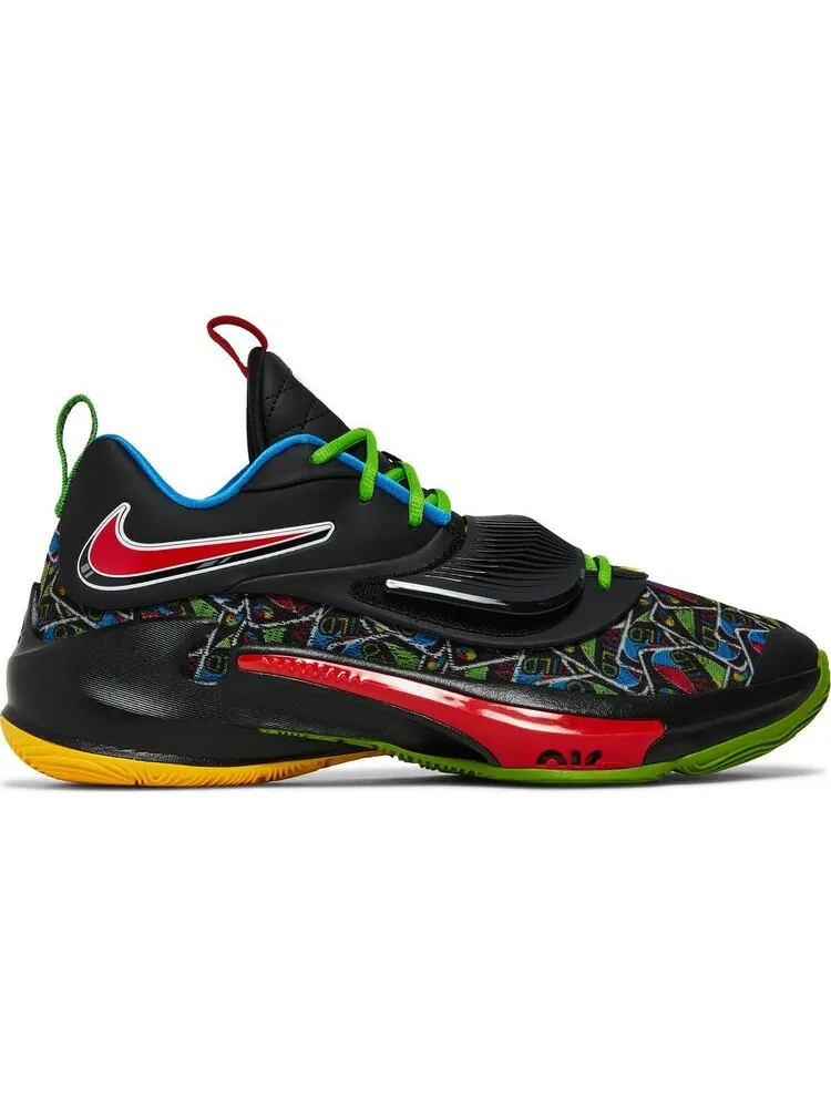 Кроссовки Nike UNO x Zoom Freak 3 '50th Anniversary - Black' — изображение 1 из 8, черный