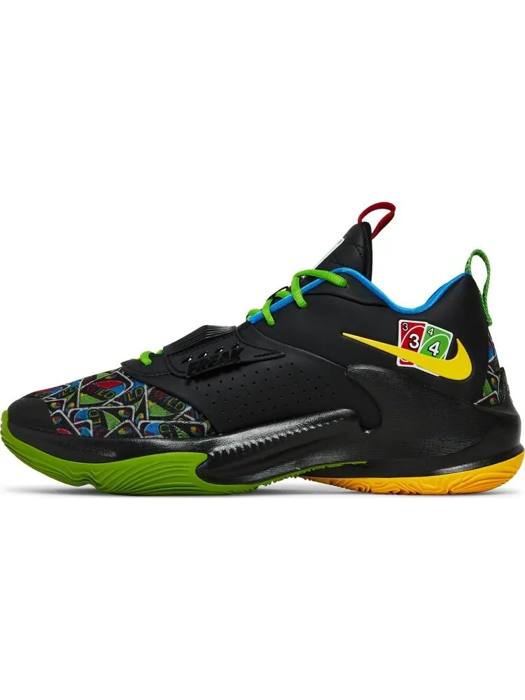 Кроссовки Nike UNO x Zoom Freak 3 '50th Anniversary - Black' — изображение 3 из 8, черный