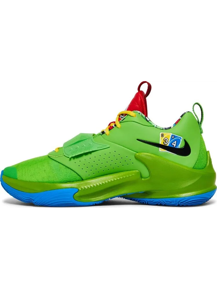 Кроссовки Nike UNO x Zoom Freak 3 NRG '50th Anniversary - Green' — изображение 3 из 8, зеленый
