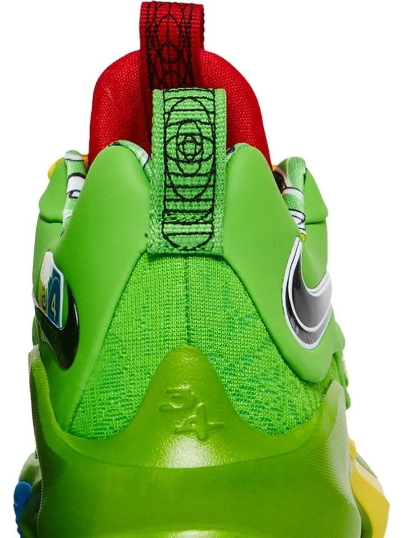 Кроссовки Nike UNO x Zoom Freak 3 NRG '50th Anniversary - Green' — изображение 7 из 8, зеленый