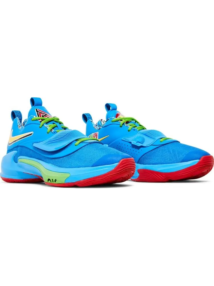 Кроссовки Nike UNO x Zoom Freak 3 NRG '50th Anniversary - Blue' — изображение 8 из 8, синий
