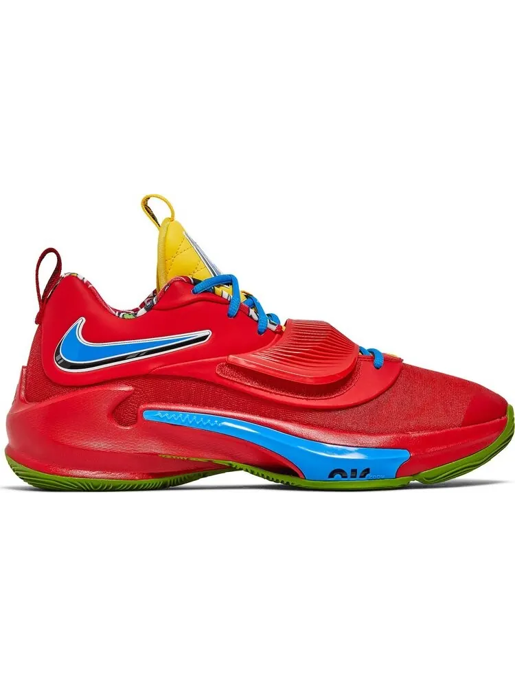 Кроссовки Nike UNO x Zoom Freak 3 NRG '50th Anniversary - Red' — изображение 1 из 8, красный