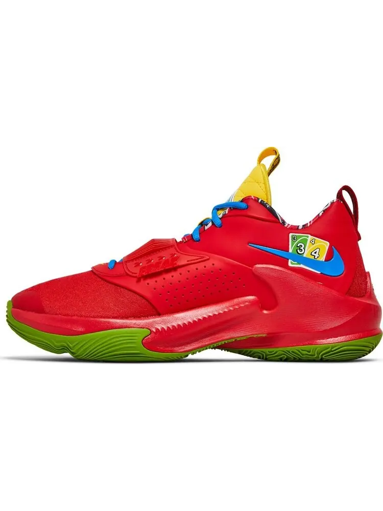 Кроссовки Nike UNO x Zoom Freak 3 NRG '50th Anniversary - Red' — изображение 3 из 8, красный