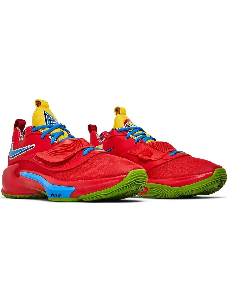 Кроссовки Nike UNO x Zoom Freak 3 NRG '50th Anniversary - Red' — изображение 8 из 8, красный