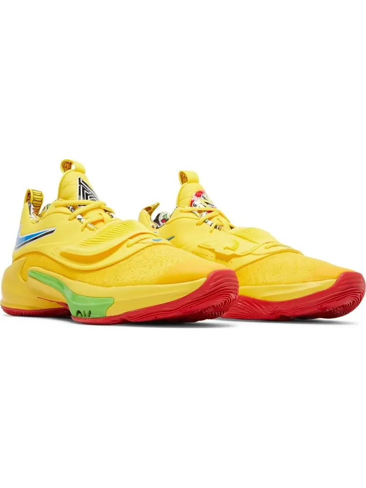 Кроссовки Nike UNO x Zoom Freak 3 NRG '50th Anniversary - Yellow' — изображение 8 из 8, желтый