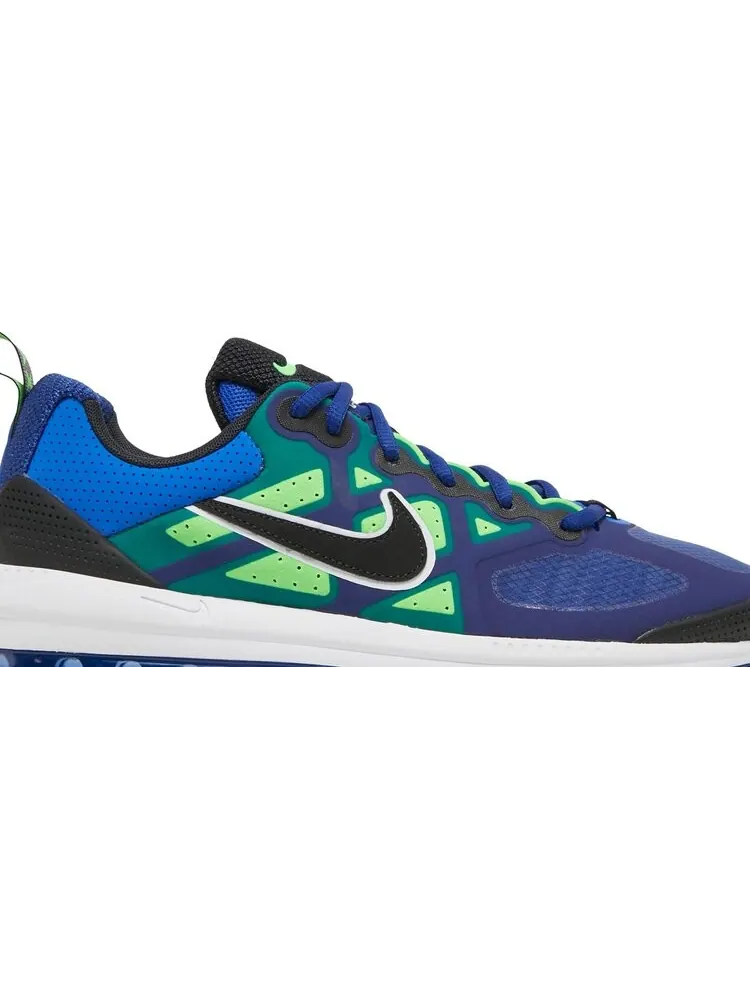Кроссовки Nike Air Max Genome 'Deep Royal Blue Green Strike' — изображение 2 из 8, синий