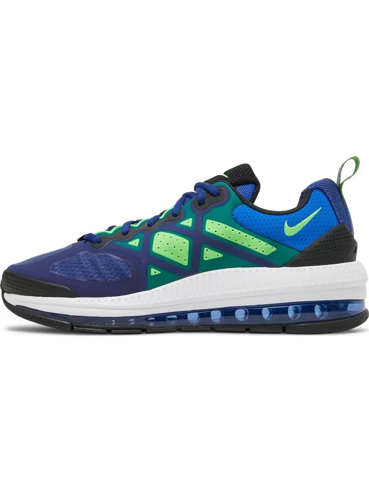 Кроссовки Nike Air Max Genome 'Deep Royal Blue Green Strike' — изображение 3 из 8, синий