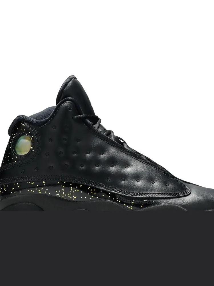Кроссовки Air Jordan Retro 13 GS Gold Glitter — изображение 2 из 8, черный