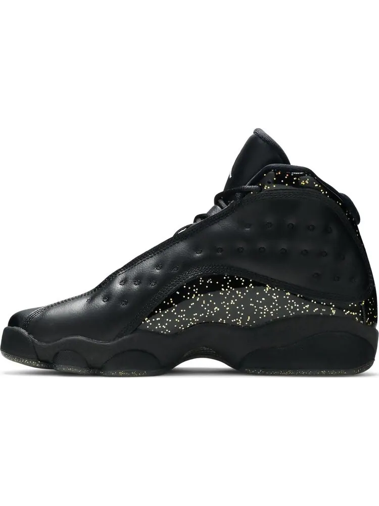 Кроссовки Air Jordan Retro 13 GS Gold Glitter — изображение 3 из 8, черный