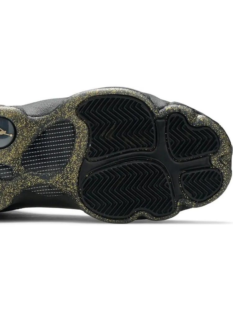 Кроссовки Air Jordan Retro 13 GS Gold Glitter — изображение 5 из 8, черный