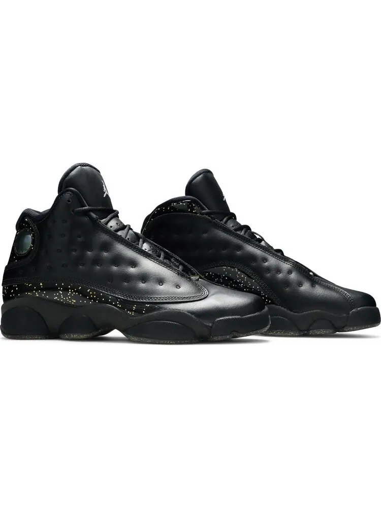 Кроссовки Air Jordan Retro 13 GS Gold Glitter — изображение 8 из 8, черный