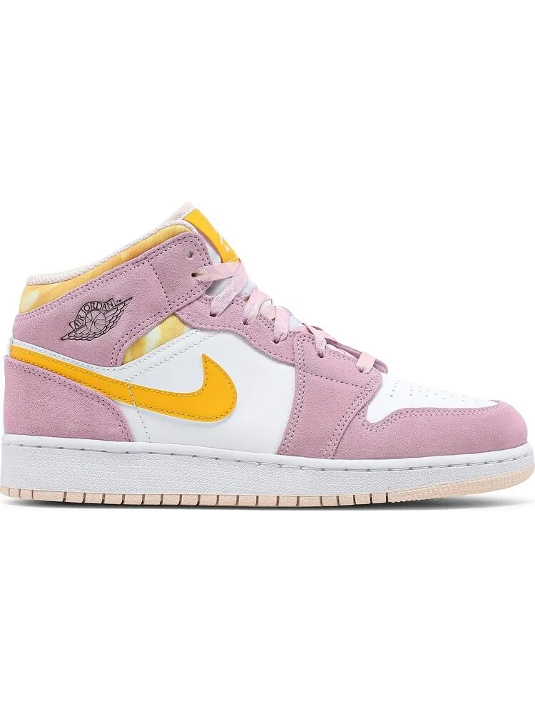 Кроссовки Air Jordan 1 Mid SE GS Arctic Pink — изображение 1 из 8, розовый