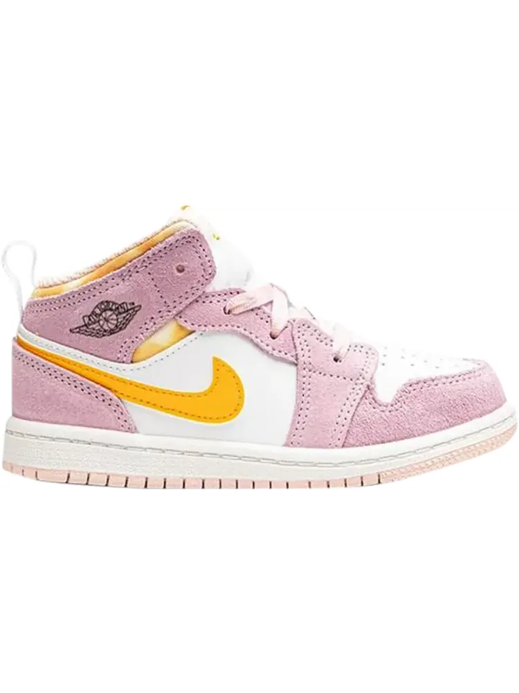 Кроссовки Air Jordan 1 Mid SE TD Arctic Pink — изображение 1 из 1, розовый