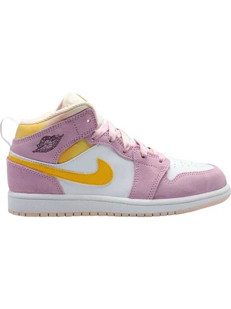 Кроссовки Air Jordan 1 Mid SE PS Arctic Pink — изображение 1 из 1, розовый