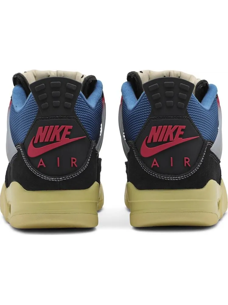 Кроссовки Union LA x Air Jordan 4 Retro Off Noir — изображение 6 из 8, синий