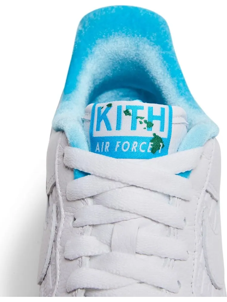 Кроссовки Nike KITH x Air Force 1 Low 'Hawaii' — изображение 9 из 10, белый