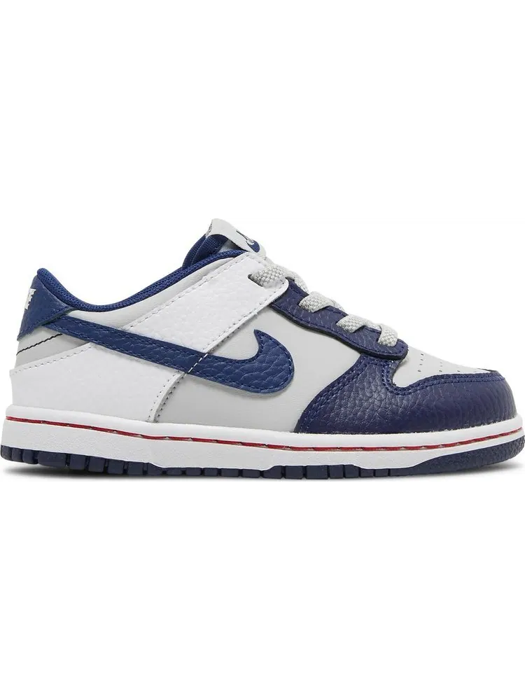 Кроссовки Nike NBA x Dunk Low EMB TD '75th Anniversary - Nets' — изображение 1 из 8, белый