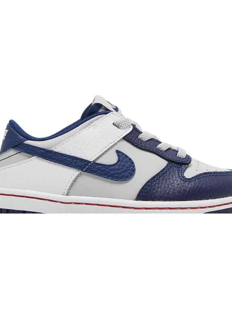 Кроссовки Nike NBA x Dunk Low EMB TD '75th Anniversary - Nets' — изображение 2 из 8, белый