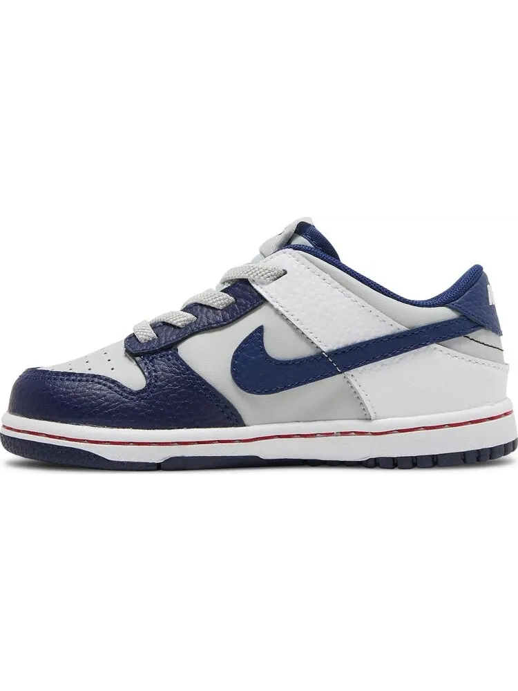 Кроссовки Nike NBA x Dunk Low EMB TD '75th Anniversary - Nets' — изображение 3 из 8, белый
