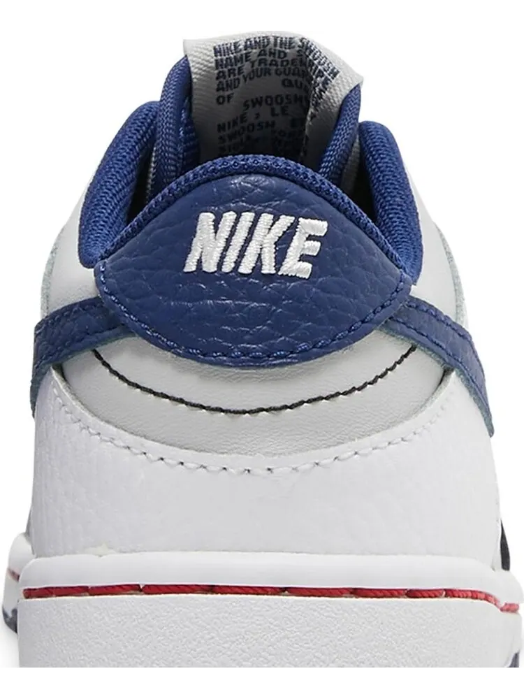 Кроссовки Nike NBA x Dunk Low EMB TD '75th Anniversary - Nets' — изображение 7 из 8, белый