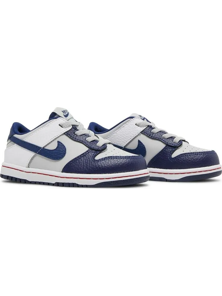Кроссовки Nike NBA x Dunk Low EMB TD '75th Anniversary - Nets' — изображение 8 из 8, белый