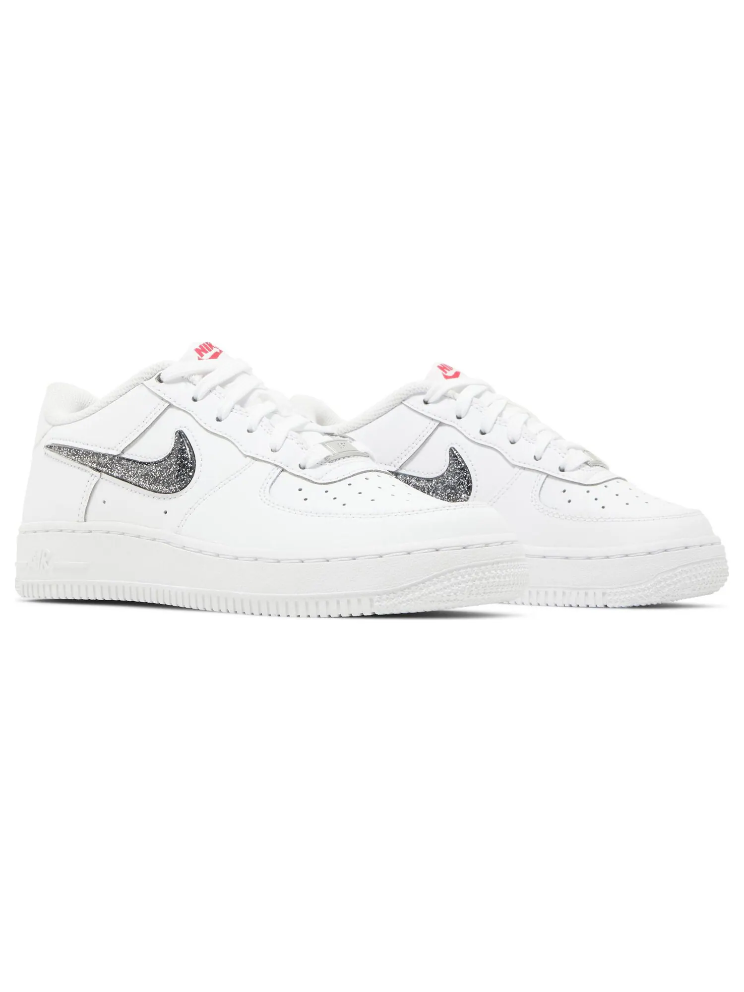 Кроссовки Nike Air Force 1 LV8 GS 'White Black' — изображение 8 из 8, белый
