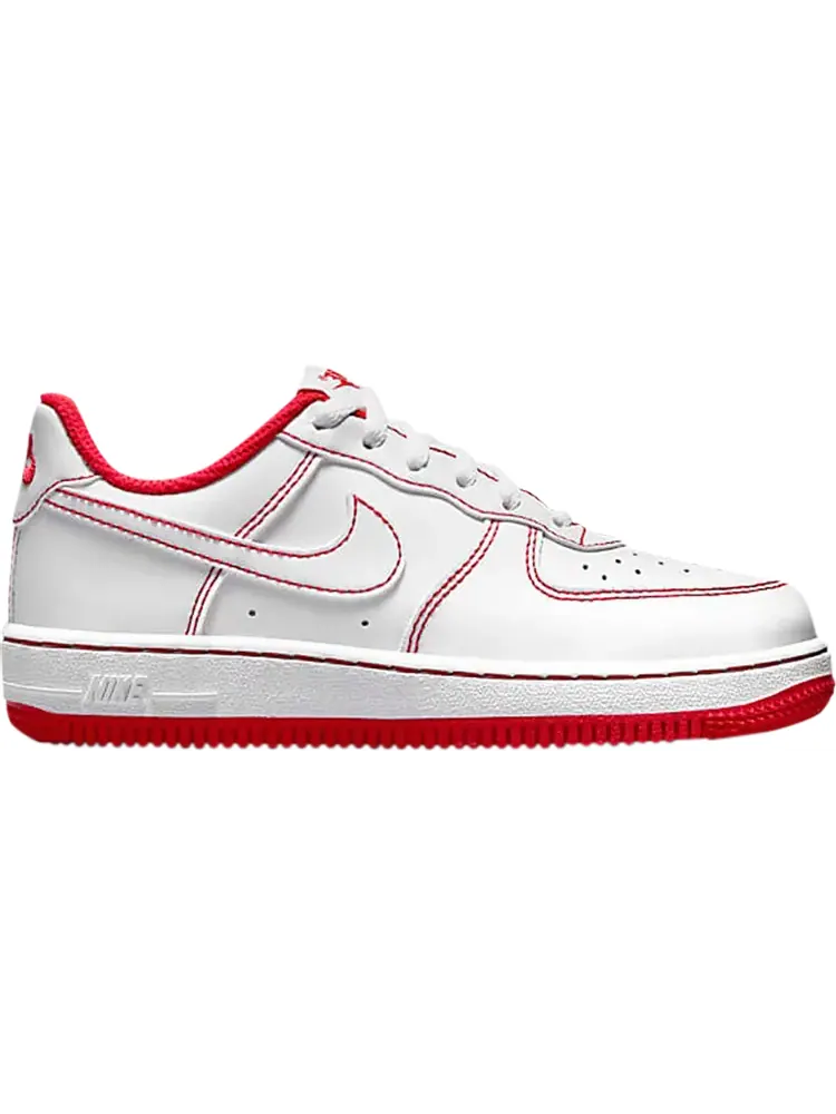 Кроссовки Nike Force 1 PS 'Contrast Stitch - White University Red' — изображение 1 из 1, белый