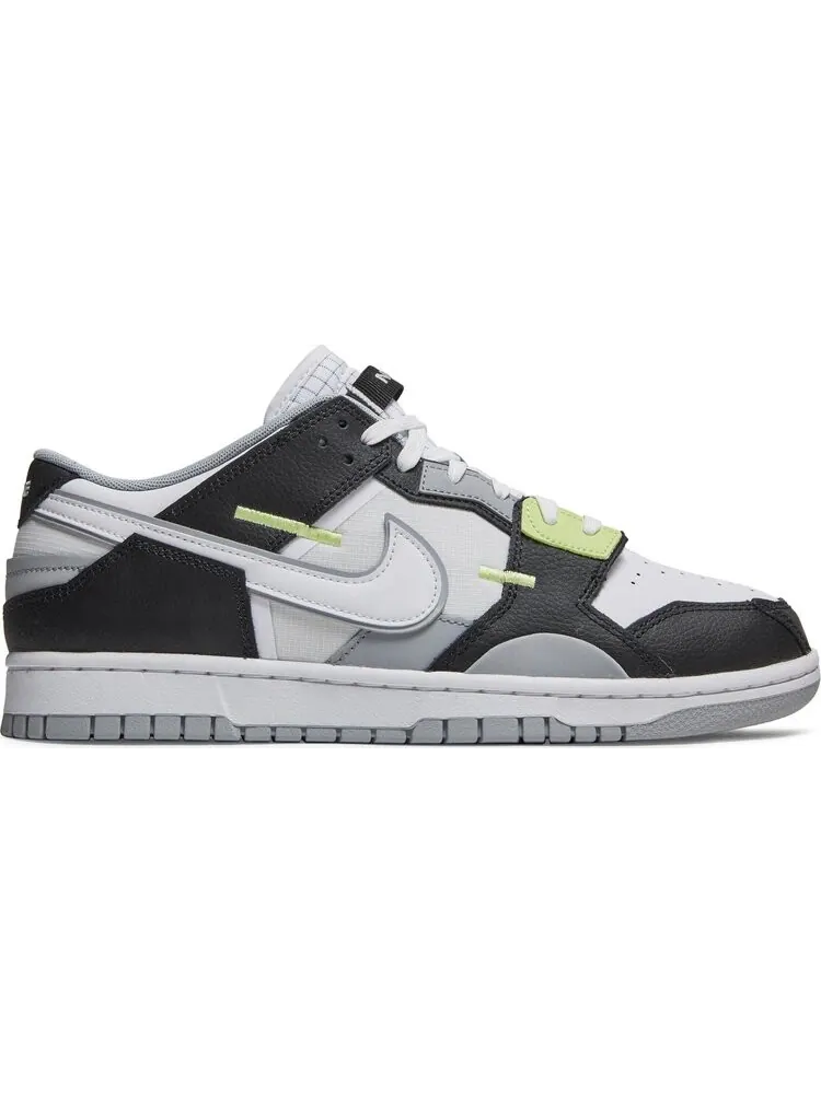 Кроссовки Nike Dunk Scrap 'Wolf Grey Light Lemon Twist' — изображение 1 из 8, серый/черный/зеленый