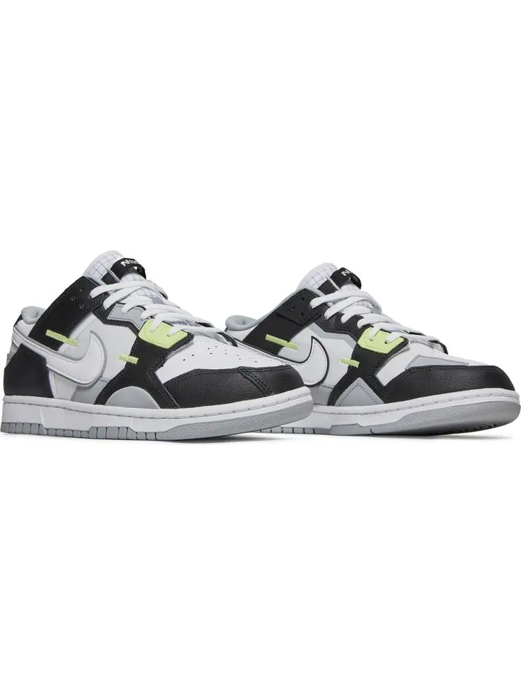 Кроссовки Nike Dunk Scrap 'Wolf Grey Light Lemon Twist' — изображение 8 из 8, серый/черный/зеленый