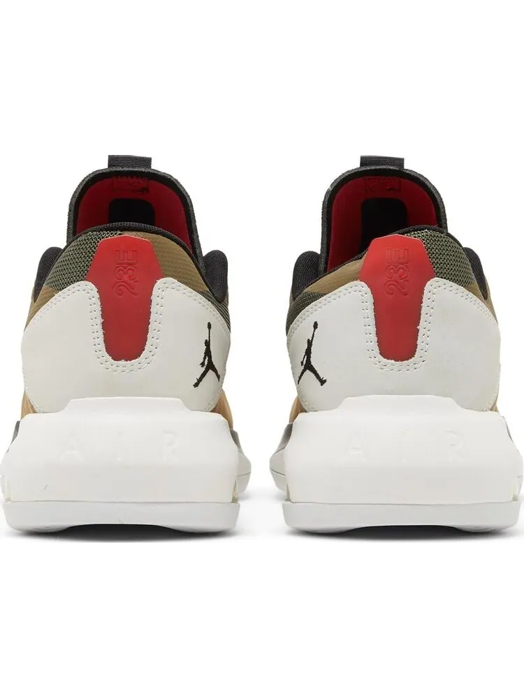 Кроссовки Jordan Air 200E Medium Olive Brown Kelp — изображение 6 из 8, зеленый
