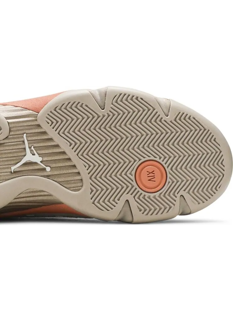 Кроссовки CLOT x Air Jordan 14 Retro Low Terracotta — изображение 5 из 8, загар