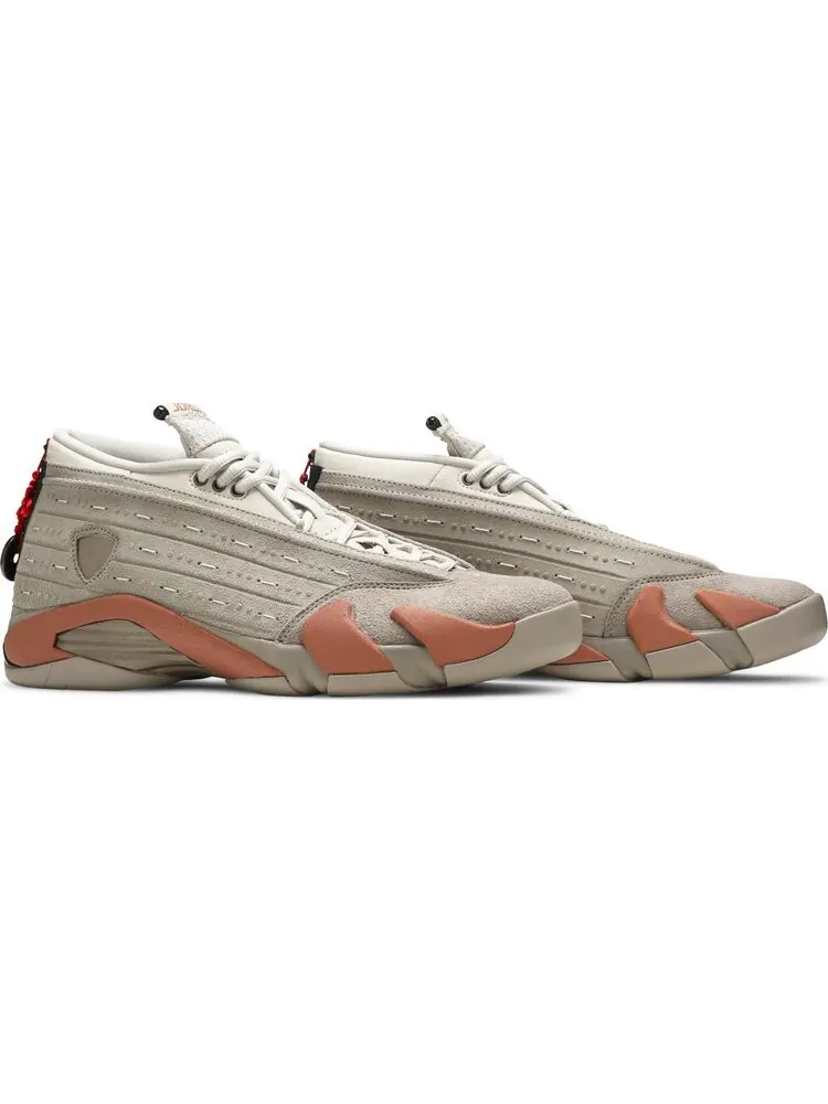 Кроссовки CLOT x Air Jordan 14 Retro Low Terracotta — изображение 8 из 8, загар