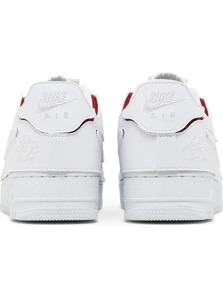 Кроссовки Nike Air Force 1/1 'White Varsity Red' — изображение 6 из 8, белый