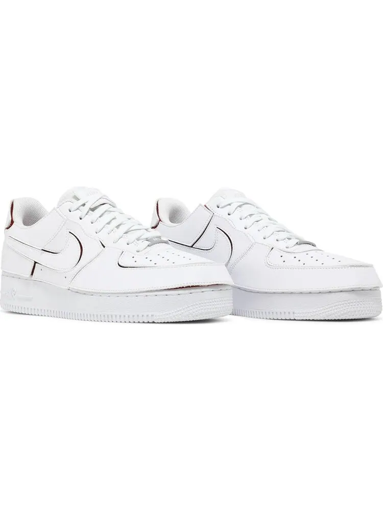 Кроссовки Nike Air Force 1/1 'White Varsity Red' — изображение 8 из 8, белый