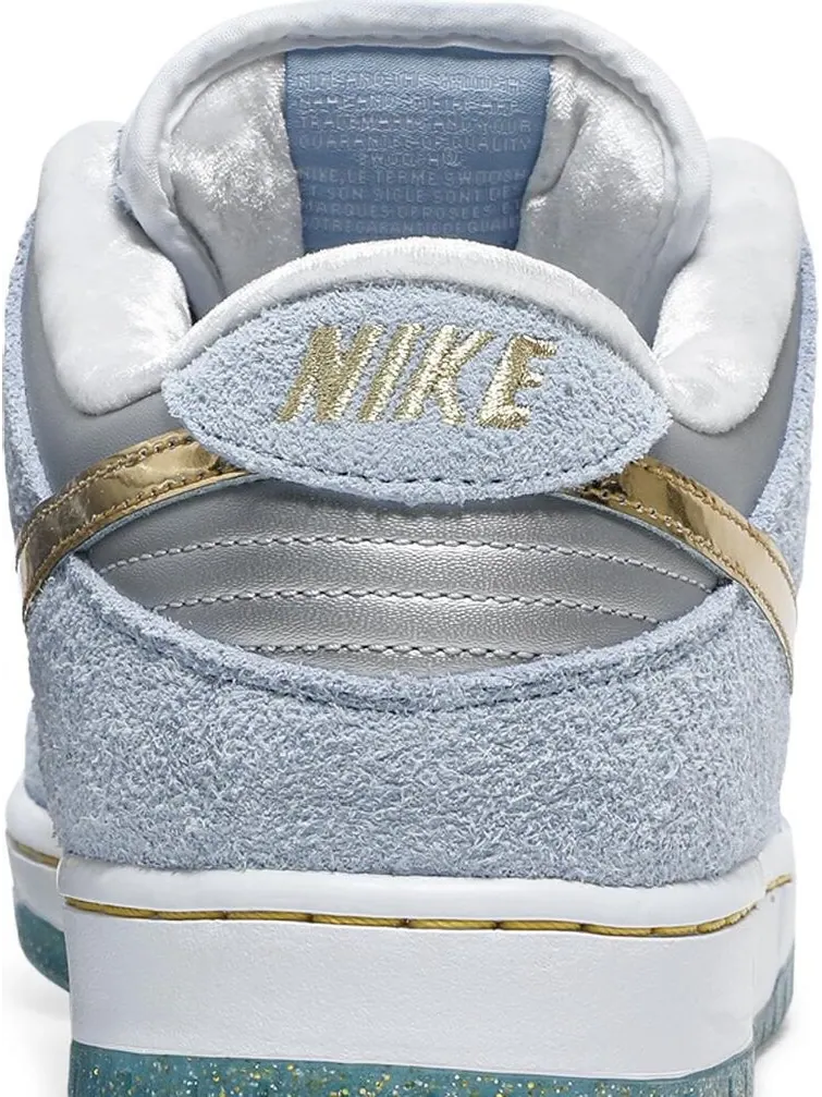 Кроссовки Nike Sean Cliver x Dunk Low SB 'Holiday Special' — изображение 7 из 8, синий