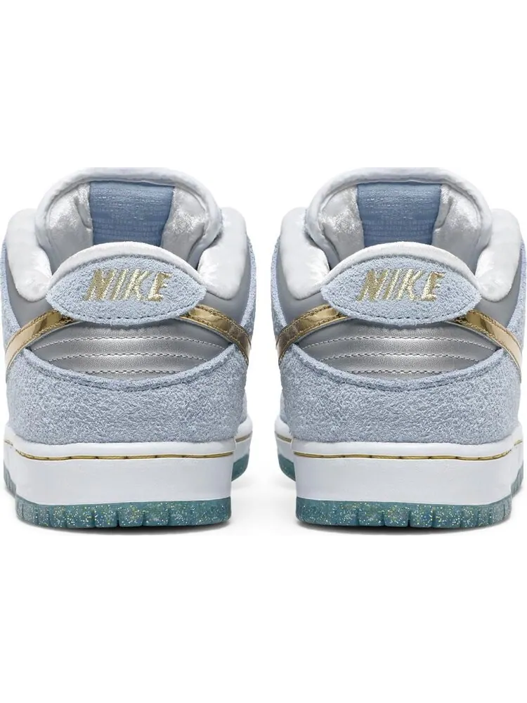 Кроссовки Nike Sean Cliver x Dunk Low SB 'Holiday Special' Special Box — изображение 6 из 8, синий