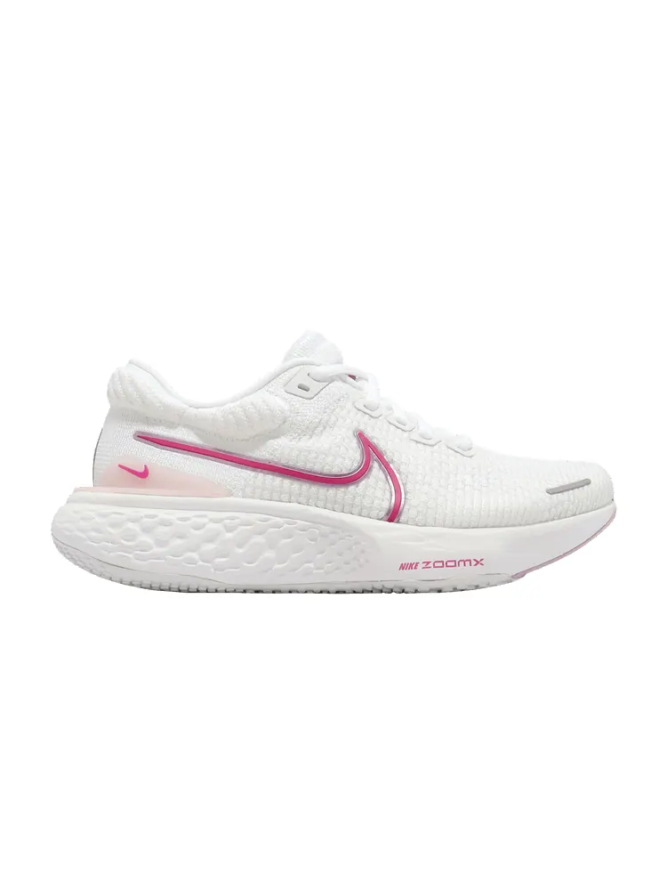 Кроссовки Nike Wmns ZoomX Invincible Run Flyknit 2 'White Pink Prime' — изображение 1 из 1, белый/розовый