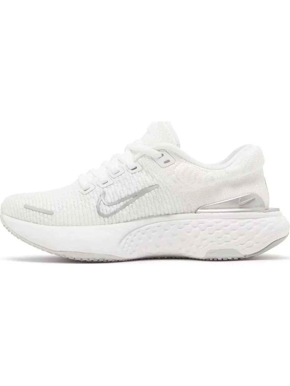 Кроссовки Nike Wmns ZoomX Invincible Run Flyknit 2 White Metallic Silver — изображение 1 из 5, белый