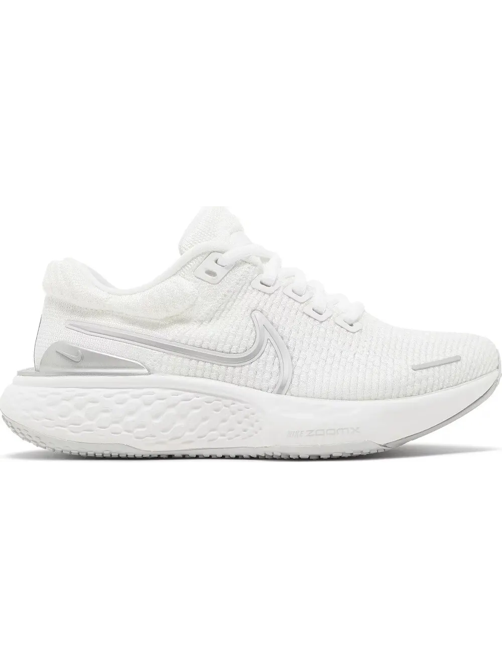 Кроссовки Nike Wmns ZoomX Invincible Run Flyknit 2 White Metallic Silver — изображение 2 из 5, белый