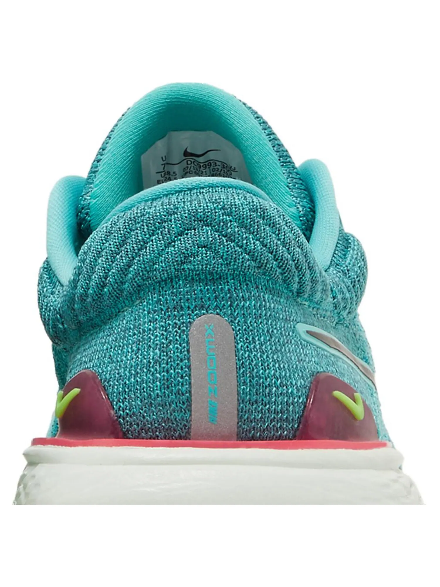 Кроссовки Nike Wmns ZoomX Invincible Run Flyknit 2 'Washed Teal' — изображение 7 из 8, зеленый